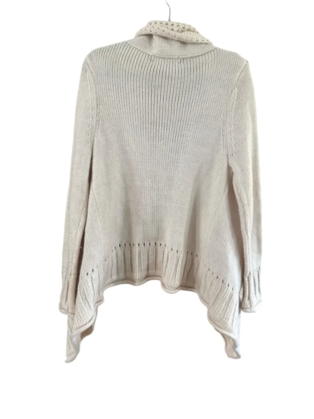 Women's Michael Kors Beige Knit Open Cardigan Sweater S